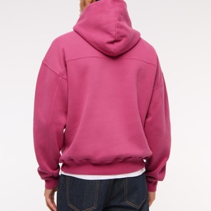 เสื้อฮู้ดดี้ผู้ชายผ้าฝ้ายหนานุ่มพิมพ์ลายคุณภาพสูงแบบขายส่ง ทรงโอเวอร์ไซส์ พิมพ์ลายตามสั่ง หรูหรา สไตล์ฝรั่งเศส - Product Image 5