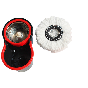 Thép không gỉ ma thuật xử lý lau xô dễ dàng hoạt động ướt/khô nhà làm sạch 360 xoay đầu lau cho bán buôn - Product Image 1