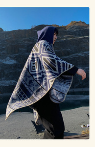 <span class=keywords><strong>Sciarpa</strong></span> <span class=keywords><strong>di</strong></span> lusso extra lunga in pashmina e <span class=keywords><strong>lana</strong></span> 2026, da <span class=keywords><strong>donna</strong></span>, elegante, con motivo a quadri, scialle invernale caldo e spesso, scialle tradizionale - Product Image 6