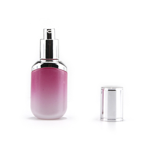 Sang Trọng màu hồng và trắng mỹ phẩm Chai Thủy Tinh Jar Set Spray Lotion bơm chai cho chăm sóc da bao bì <span class=keywords><strong>container</strong></span> - Product Image 5