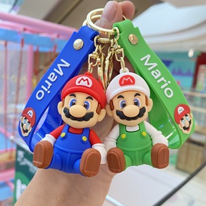 Nuevo Llavero de Anime 3D de Super Mario Bros, Colgante de Plástico para Mochila y Llaves de Coche, Regalos para Parejas - Product Image 2
