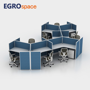 EGROspace 프로젝트 사례 사무실 스타일 현대 낮은 파티션 칸막이 워크 스테이션 - Product Image 1