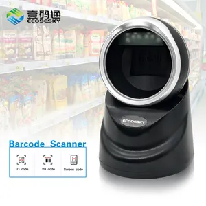 Desktop Barcode Scanner EMT71 1D 2D Hands-free Omnidirectional Desktop Scanning Payment Platform