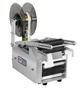 Machine d'étiquetage semi-automatique électrique Hanboo pour bocaux, boîtes, tubes en carton et bouteilles rondes 220V/50Hz - Product Image 4
