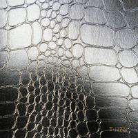 Premium Metallic-Krokodilmuster-Bindungspapier - Silber/Champagner/Eisblau Luxuriöse Texturen Notizbuch-Einbandmaterial