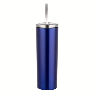 แก้วสแตนเลสทรงตรงขนาด 20 ออนซ์ ไม่มีลาย พร้อมหลอดดูด - Product Image 4