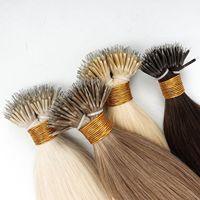 D.S Hair Wholesale - Extensions de cheveux humains à anneaux nano de 16 à 28 pouces, 100g, cheveux naturels lisses, prix de gros