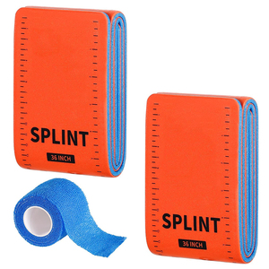 Medische EHBO Nood Flexibele Schuim Oprolbare Gewatteerde Aluminium Spalk Voor Lichaam - Product Image 1