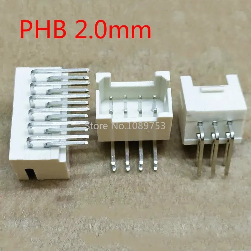 PHB 2.0mm 커넥터 2.0mm 수 소켓 직각 이중 행 버클 PHSD 커넥터 2*2/3/4/5/6/7/8/10P