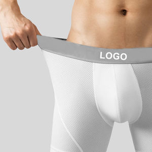 Calzoncillos para hombre con bolsa de bola en forma de Y, malla de pierna larga, transpirable, deporte, soporte para gimnasio, calzoncillos para hombre, ropa interior de alta calidad - Product Image 3