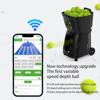 Máquina de Práctica de Pádel Pusun Smartpro, Robot Automático de Alimentación de Pelotas con Control por Aplicación y Múltiples Modos de Entrenamiento para Jugadores