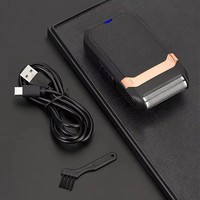 Rasoir électrique professionnel, tondeuse à barbe, rasoir de barbier, sans fil, rechargeable par USB, étanche IPX5, pour usage domestique et en camping-car