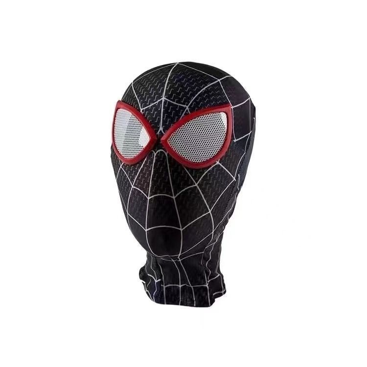 AL091-W  A:Black Miles headgear-back-zip style