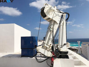 מנוף זרוע מתקפל הידראולי קל משקל HAOY 1.3T המותקן על טנדר מיקרו למשיכת מטענים - Product Image 4