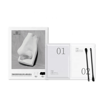 Vente en gros de masque facial en 2 étapes pour le nez, masque pour éliminer les points noirs, masque nettoyant en profondeur pour le nez, bande pour réduire les pores avec bâtonnet nettoyant