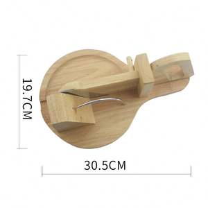 Usine Vente Directe Durable Arbre En Caoutchouc Bois Saucisse Chorizo Guillotine Trancheuse <span class=keywords><strong>Saucisson</strong></span> Guillotine - Product Image 2