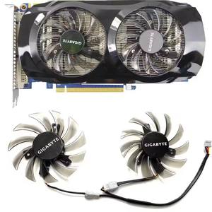 Nouveau 75MM 3PIN PLD08010S12H T128010SM GV-N460OC GPU Ventilateur pour Gigabyte <span class=keywords><strong>GTX</strong></span> <span class=keywords><strong>460</strong></span> 465 560 Ti 580 650 750Ti Carte Graphique Ventilateur De Refroidissement - Product Image 1