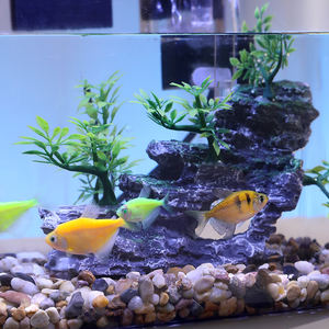 Acquario in Plastica Ovale per Soggiorno 2025, Moderno Acquario da Scrivania con Filtro Ecologico e Generatore di Ossigeno, Leggero - Product Image 3