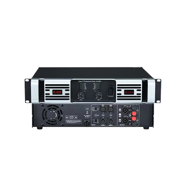 Professional 1U Ultra-Thin Digital Power Amplifier New Model KTV Bar Stage Ho Kit with Class D Mono Subwoofer for KTV Bars