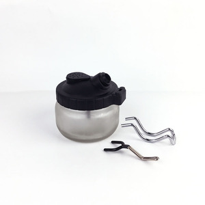 Boîte de nettoyage pour aérographe avec support de brosse métallique, alimentation par gravité portable pour travaux d'art et impression jet d'encre - Product Image 3