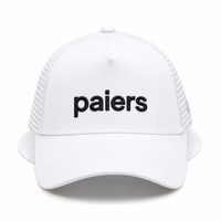 Fête à thème élégante Tendance Automobile Styliste Charcoal Patch Pink Patches Trucker Cap Hat for Festive