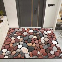 Tapis 3D pour salon, tapis de sol amusants sur le thème de l'aventure, paillasson