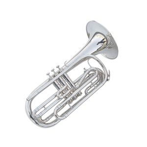 Trombón de Marcha SEASOUND OEM en Si Bemol Plateado de Alta Calidad JYMTB1312S Instrumento Tipo Trompeta Económico - Product Image 1