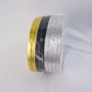 Ensemble de plateaux à gâteau ronds de 12 pouces, 4 couleurs personnalisables : noir, blanc, or, argent - Product Image 6