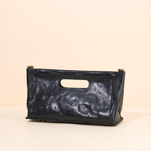 Bolso de Hombro Cruzado Cuadrado Mediano de Cuero Genuino para Mujer de Fábrica Directa, Gran Capacidad - Product Image 1