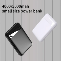 Banques d'alimentation ultra-minces 5000 mAh OEM, chargeur portable pour mobile, batterie externe haute capacité 5000 mAh