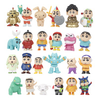 Figurine Manga 5-10cm, HY 24 Styles, Crayon Shin-chan COS Animal Dessert Figura Modèle Jouet PVC Anime Figure Gâteau Topper
