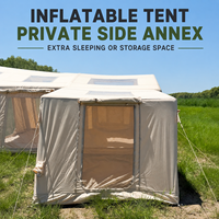 Carpa inflable de tela Oxford resistente al viento para 4 estaciones, para 6-8 personas, ideal para camping y resorts, en oferta.