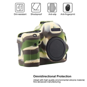 Étui de protection en silicone souple pour appareil photo <span class=keywords><strong>Canon</strong></span> EOS <span class=keywords><strong>6D</strong></span> <span class=keywords><strong>Mark</strong></span> II, design interne souple - Product Image 3