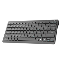 Keyboard Bluetooth dengan AI Copilot Key 78 Tombol Qwerty Keyboard Ultra Tipis Nirkabel Senyap untuk Laptop Tablet Mini Keyboard