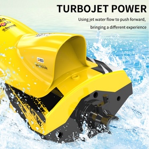 SJY-TX749 <b>Mini</b> 2.4G Remote Control Turbojet Boat 25km/h High-Speed Waterproof Kids Brushless Motor Ship Model Summer Batteries - Product Image 6