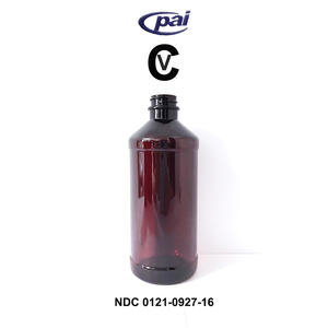 Chai siro ho PET 473ml màu hổ phách cao cấp Actavis Wockhardt Qualitest Akorn Prom có nắp viết chữ đỏ - Product Image 6