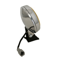 Nouveau phare antibrouillard universel haute performance 12V IKI 2030, boîtier chromé, verre jaune, phare H3 27W, faisceau halogène, 4x4 SUV