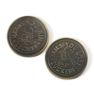 사용자 정의 황동 행운의 골동품 금 전갈 사용자 정의 해적 동전 - Product Image 2