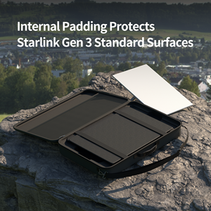 Housse de protection Starlink Gen 3 en gros avec fermeture éclair, sac portable étanche avec bandoulière pour les activités de voyage et de plein air - Product Image 3
