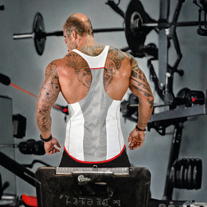Quick Dry Mesh Muscle Tank <b>Men</b> Y Back Sleeveless Gym <b>Vest</b> Breathable Sports <b>Training</b> Wear - Product Image 3