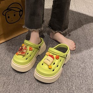 Sabots et mules d'été à plateforme Eva <span class=keywords><strong>anti</strong></span>-dérapant Chaussures unisexes sabots Semelle en caoutchouc Chaussures de jardin pour femmes - Product Image 3