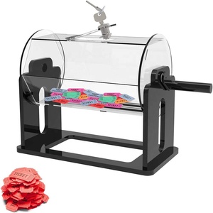 Tambor de Sorteo con Diseño Silencioso y Manivela Giratoria, Tambor Giratorio Resistente para Boletos de Rifa - Product Image 1