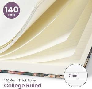 Cuaderno Espiral con Forro <span class=keywords><strong>para</strong></span> Mujer, A5, Bonito, con Páginas Rayadas, Tapa Dura, Personalizable con Logotipo, <span class=keywords><strong>para</strong></span> Tomar Notas en el <span class=keywords><strong>Trabajo</strong></span>, Bonito Diario - Product Image 3