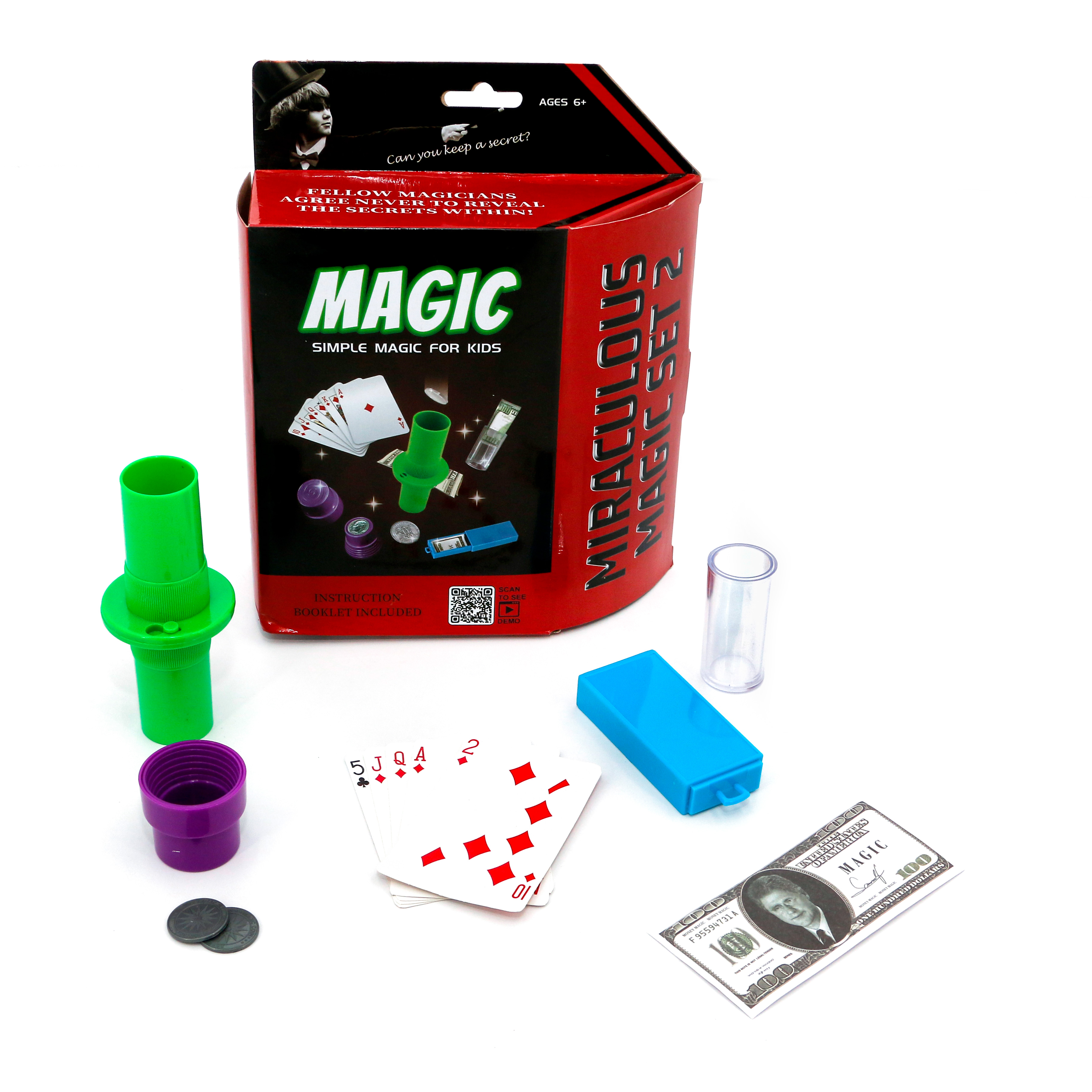 Волшебные наборы для начинающих, пластиковые волшебные фокусы, набор игрушек, Простые Волшебные наборы для детей