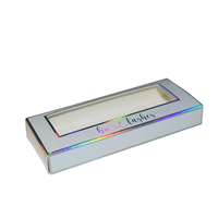 Nouvel ensemble de boîtes pliantes en papier holographique pour cosmétiques, en matériaux recyclés, type tuck box, pour lotions et soins de la peau