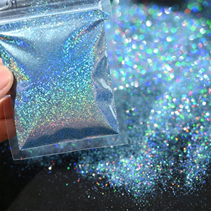 Fournitures de décoration de Noël en gros : Paillettes en polyester en vrac, forme irrégulière, en Mylar, pour résine époxy et artisanat des ongles - Product Image 1