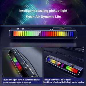 Diffuseur d'air pour tableau de bord de <span class=keywords><strong>voiture</strong></span>, <span class=keywords><strong>parfum</strong></span>, fragrance, musique RGB colorée, capteur de musique, <span class=keywords><strong>parfum</strong></span> de haute qualité dans la <span class=keywords><strong>voiture</strong></span>, lumière d'<span class=keywords><strong>ambiance</strong></span> LED, température - Product Image 5