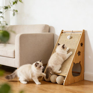 Griffoir mural vertical avec coussin anti-poussière résistant à l'usure et design nid pour prévenir les rayures - Product Image 3
