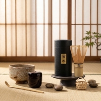 Support/Support de fouet à matcha de style japonais haut de gamme Newell, fouet en bambou, cuillère en céramique, qualité alimentaire, pour cérémonie du thé