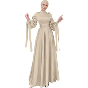 21488 Best Selling Beautiful Turkey Muslim wholesale Islamic Women Clothing Long Sleeve Dress